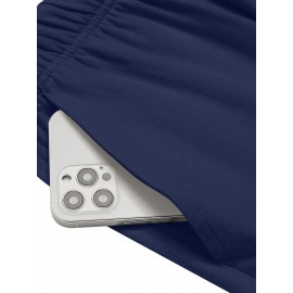 Mens Casual Open Bottom Pants Lightweight Jogger Track Pants with Pockets Yoga Sweatpants