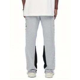 Men's Casual Pants, Street Style, Loose and Creative Design