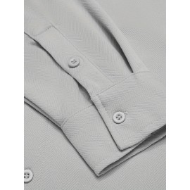 Men's Oxford Shirt Long Sleeve Dress Shirts Casual Button Down Shirts Regular Fit