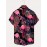 Men's 3D Flamingo Pattern Print Short Sleeve Lapel Shirt Top, Casual Button Up Shirt For Summer Daily Wear And Vacation Resorts