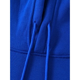 IT'S A JAY THING Print Hoodie, Cool Hoodies For Men, Casual Hooded Sweatshirt With Kangaroo Pocket For Winter And Fall